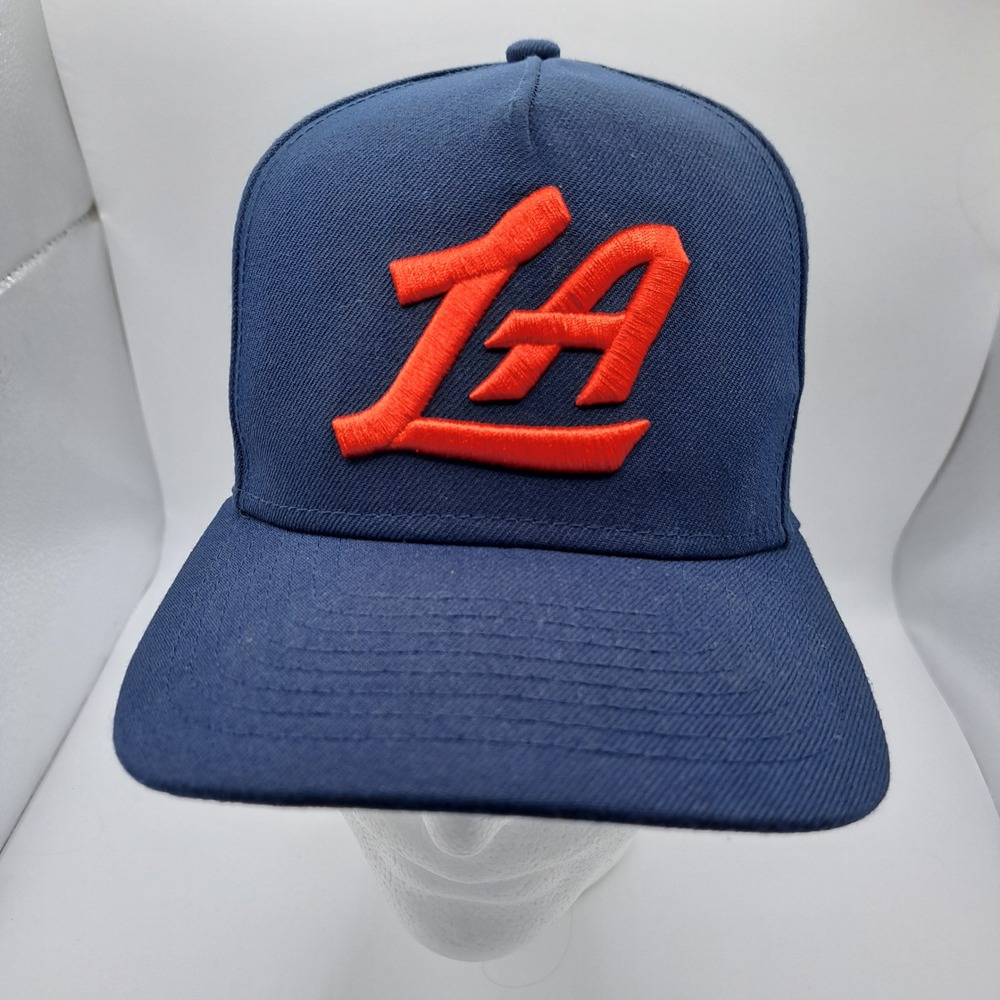 New Era Snapback Hat Men OSFM Navy Blue Red LA Clippers 9FIFTY NBA Cap
